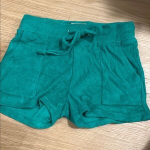 Women's Green Casual Shorts